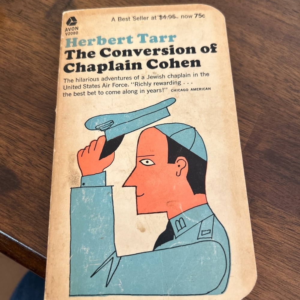 Avon Illustrated Book Cover with Blue and Orange Design